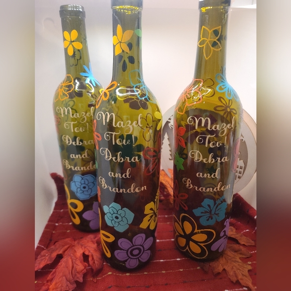 *HP* Wine Bottle Decorative Upcycled bottle, All Occasion, Cork Light - Picture 7 of 16